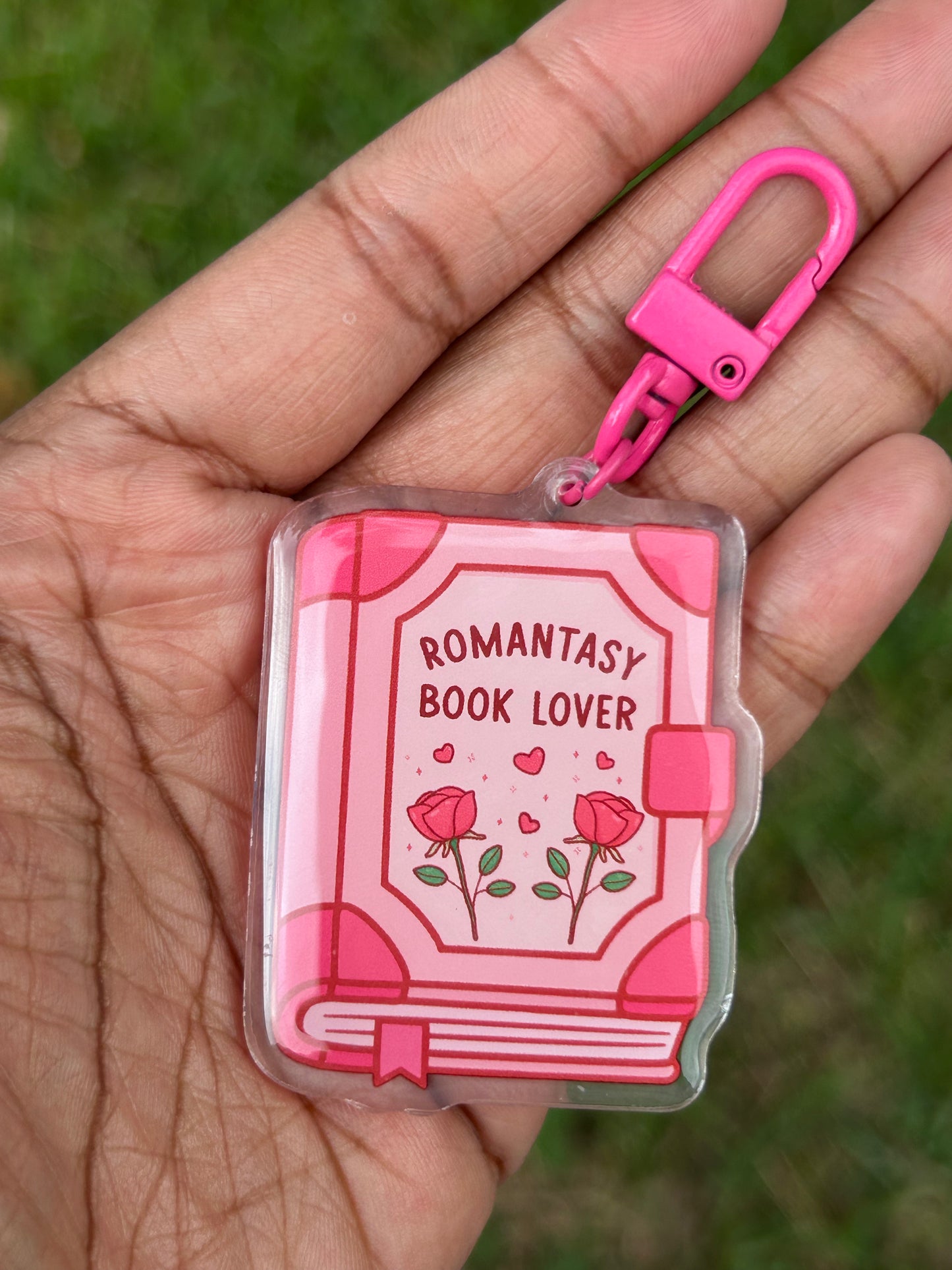 Romantasy Book Lover Keychain