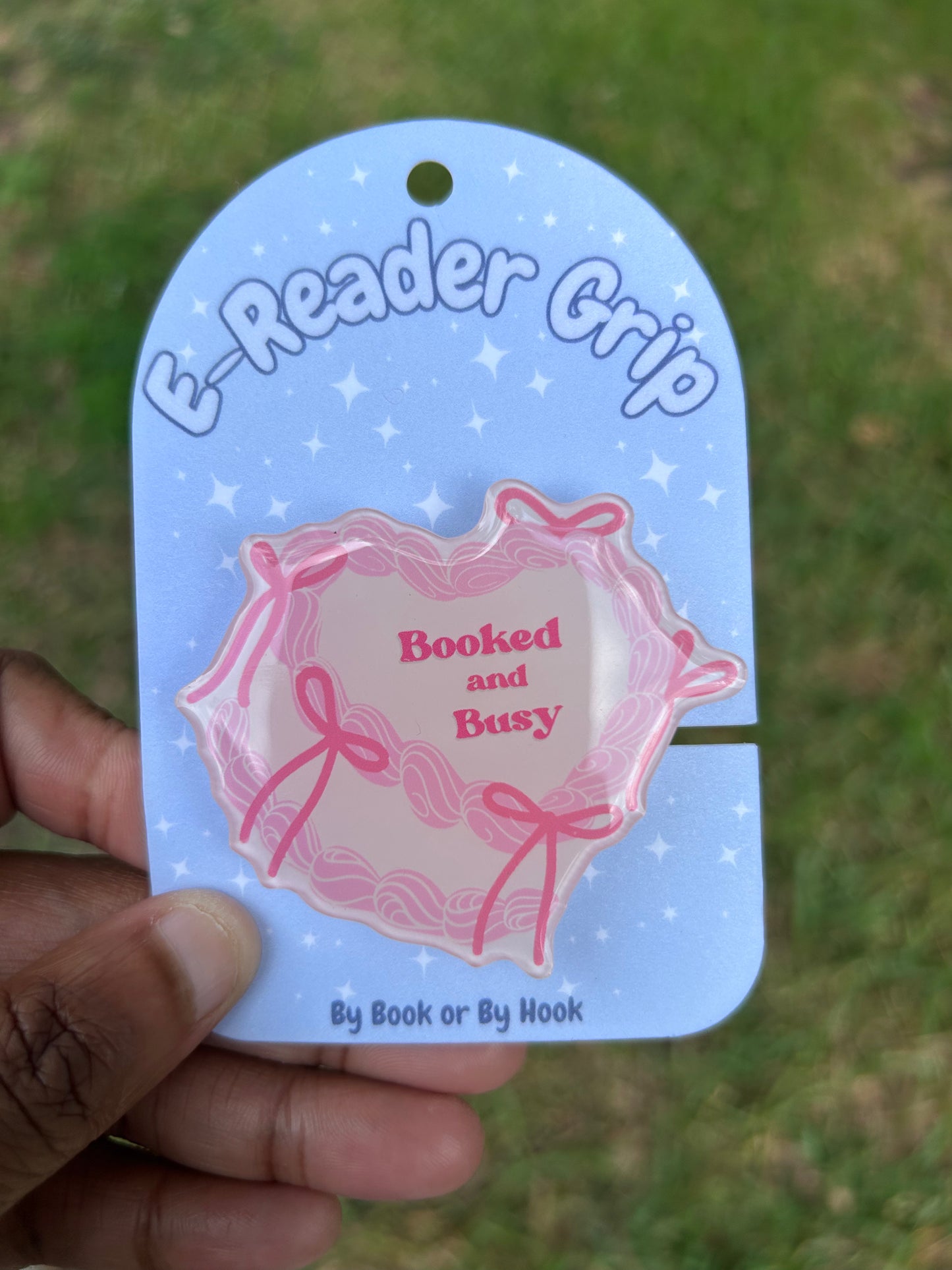 Booked and Busy E-Reader Grip