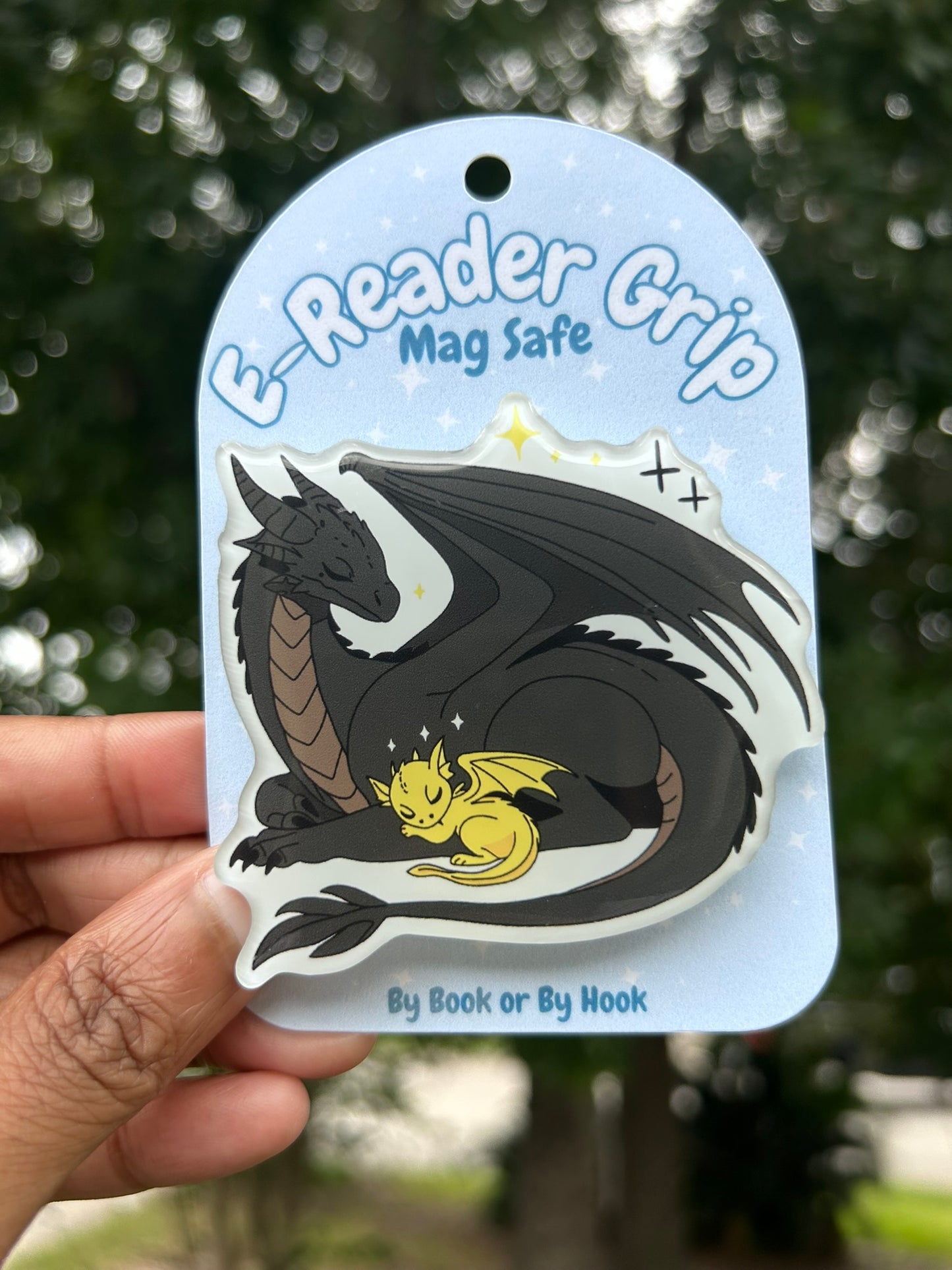 Cuddling Dragons E-Reader Grip