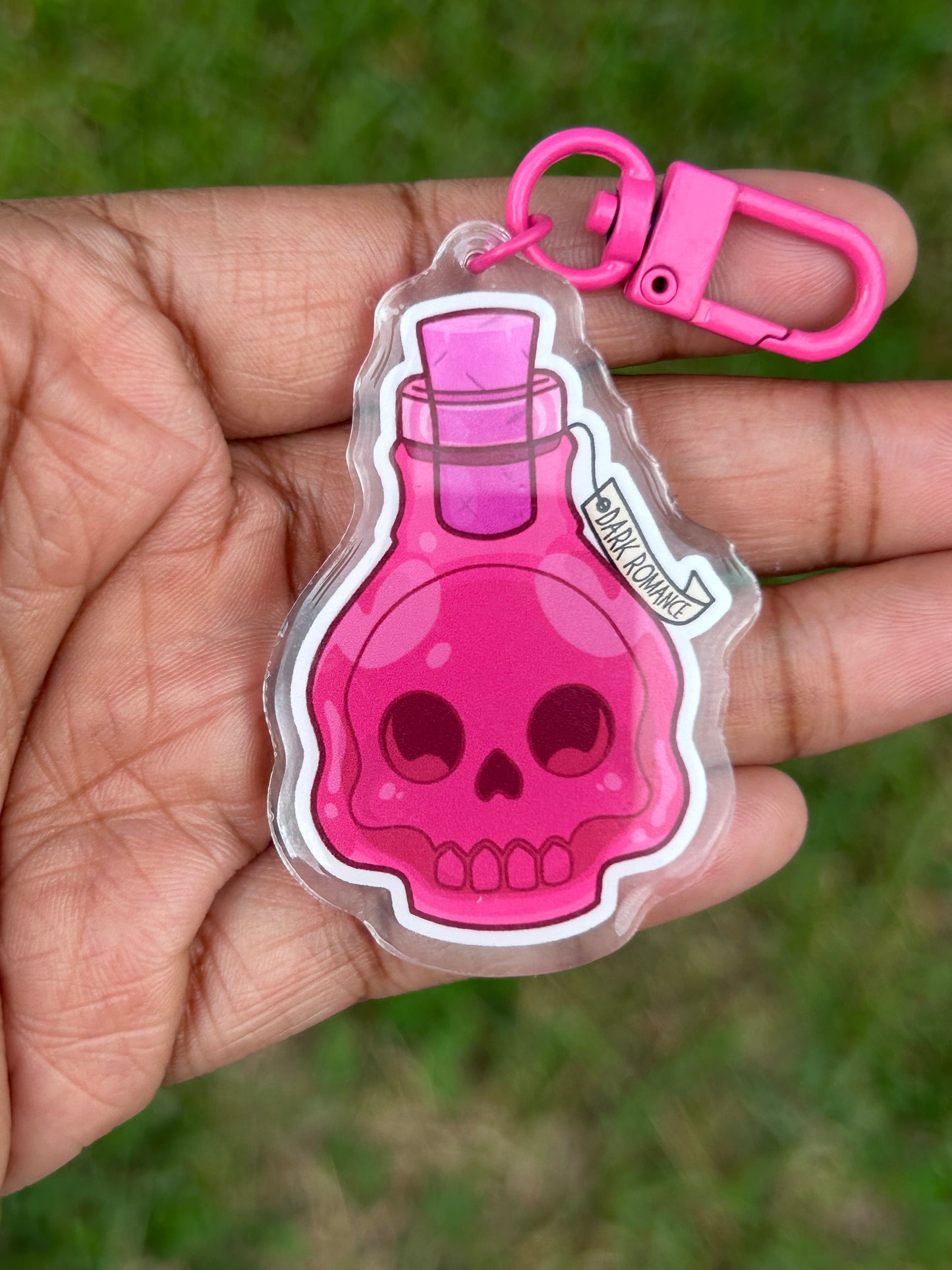 Dark Romance Potion Keychain